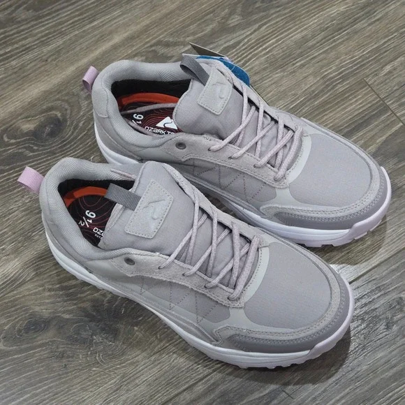 Ozark Trail WP Hike Low Waterproof Hiking Shoes Women's 9.5 Grey Outdoors Casual - Picture 5 of 9